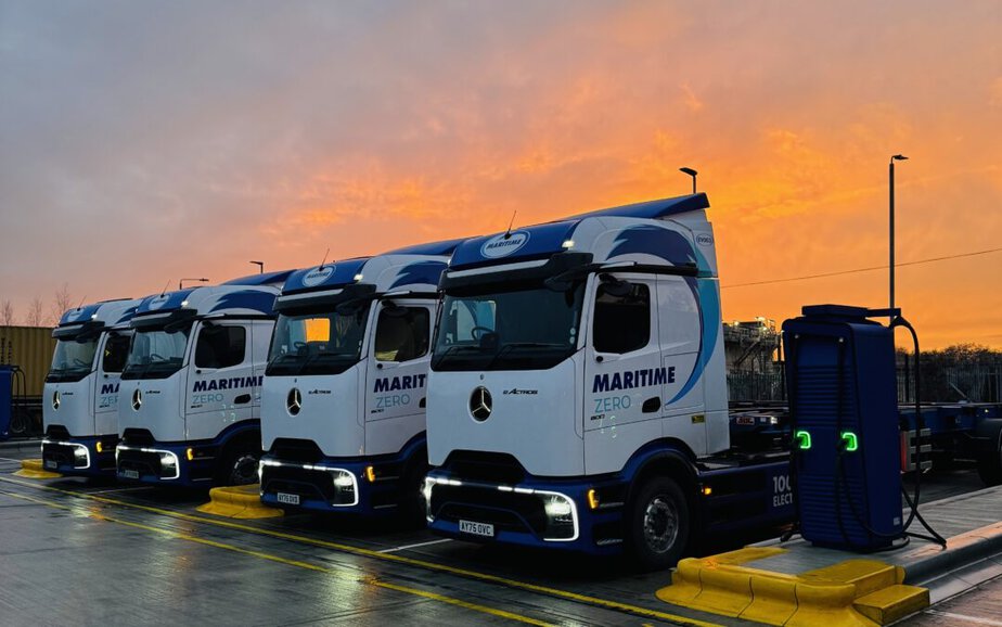 Maritime Transport and VEV complete 5MW electric truck charging infrastructure